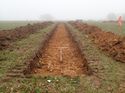 Thumbnail of Photo 090171 northeast view of trench 145 taken at Hunts Green Farm