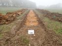 Thumbnail of Photo 090172 southwest view of trench 145 taken at Hunts Green Farm