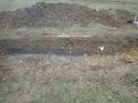 Thumbnail of Photo 110365 east facing section of pit [913510] taken at Hunts Green Farm view 1 no board