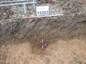 Thumbnail of Photo 120380 south facing section of pit [915203] taken at Hunts Green Farm