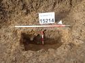 Thumbnail of Photo 130481 south facing section of pit [915214] taken at Hunts Green Farm
