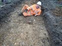 Thumbnail of Photo 170601 northeast facing section of land drain [910303] taken at Hunts Green Farm