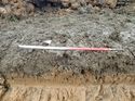 Thumbnail of Photo 190718 southeast facing representative section of trench 46 taken at Hunts Green Farm
