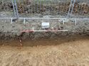 Thumbnail of Photo 200778 east facing representative section of trench 18 taken at Hunts Green Farm