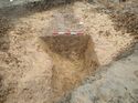 Thumbnail of Photo 200811 east facing section of ditch [905106] taken at Hunts Green Farm