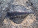 Thumbnail of Photo 230894 east facing section of pit [901103] taken at Hunts Green Farm