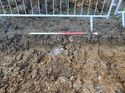 Thumbnail of Photo 261045 northeast facing representative section of trench 3 taken at Hunts green Farm