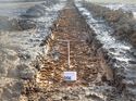 Thumbnail of Photo 261100 south view of trench 56 taken at Hunts green Farm
