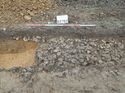 Thumbnail of Photo 021307 south facing section of pit [902702] taken at Hunts Green Farm