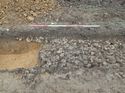 Thumbnail of Photo 021308 south facing section of pit [902792] taken at Hunts Green Farm