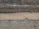 Thumbnail of Photo 021314 southwest facing section of pit [902702] taken at Hunts Green Farm view 3 no board