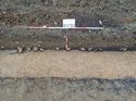 Thumbnail of Photo 021315 southwest facing section of pit [902702] taken at Hunts Green Farm view 4
