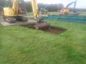 Thumbnail of View to SW, excavation of sump - eastern field