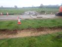 Thumbnail of View to W, sump - stratigraphy