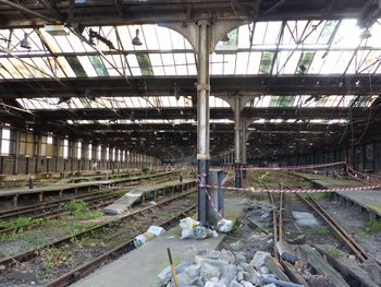 Interior of the DB carriage shed facing south.