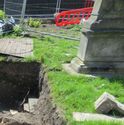 Thumbnail of FOOTING OF THE MONUMENT OF 1ST EARL ROSSE, BARON OF OXMANTOWN EXPOSED ALONG TRENCH EDGE