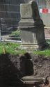 Thumbnail of FOOTING OF THE MONUMENT OF 1ST EARL ROSSE, BARON OF OXMANTOWN EXPOSED ALONG TRENCH EDGE