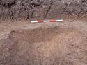 Thumbnail of Photograph of the south facing section of linear [11], in Trench 8