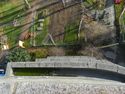 Thumbnail of View of Stepped East Elevation from the Roof	