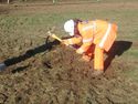 Thumbnail of Photo P2140190 Trench  61 working shot GPS set up