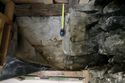 Thumbnail of Photo 094. Top of alcove, SbE of sitting room fireplace. Looking WbS. Scale 300mm.