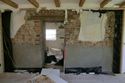 Thumbnail of Photo 108. SbE-facing wall of dining room. Scale 1m.