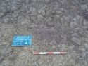 Thumbnail of View E possible post hole in SW quadrant, Pre-ex shot 1x0.5m WB