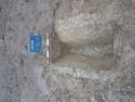 Thumbnail of View NW S. 1093 SE facing section of Ditch [1483] 1x0.5m WB