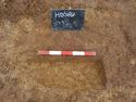 Thumbnail of View N S. 1094 S facing section of Ditch [1485] 1x0.5m WB - Board shows view to be NE