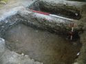 Thumbnail of Deposits exposed by grave [536]