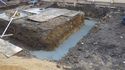 Thumbnail of General shot – concreting base of service trenching