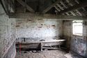 Thumbnail of The building interior, looking west, scale 1m