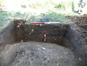 Thumbnail of W fg section of ditch [3204]-shows curvilinear cut