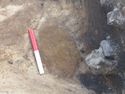 Thumbnail of Unexcavated brown post hole [1273]