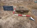 Thumbnail of NE-facing section of post pad/hole [3326] **blackboard says 3307