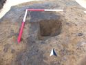 Thumbnail of S-facing section post hole 3423 and unnumbered linear