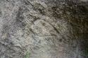 Thumbnail of Single eye petroglyph I01 in quarry bay in interior of Rano Raraku