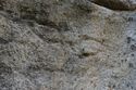 Thumbnail of Pair of eye petroglyphs E18 in quarry bay on exterior of Rano Raraku