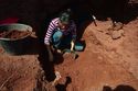 Thumbnail of Francisca Pakomio Villanueva excavating trench 2