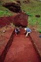Thumbnail of Duncan Schlee and Isaias Hey Gonzalez excavating trench 3