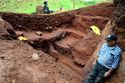 Thumbnail of Zorababel Fati Teao excavating trench 2