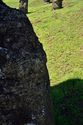 Thumbnail of Make Make petroglyph A04 on shoulder of moai 77 located on exterior of Rano Raraku.