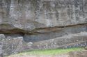 Thumbnail of Single eye petroglyph E01 in quarry bay on  exterior of Rano Raraku