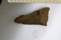 Thumbnail of Triangular tool from context 2012, trench 2, Puna Pau. Also detailed in cell H368 of Stone Finds register