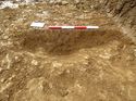 Thumbnail of Excavated section of feature