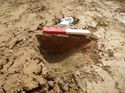 Thumbnail of Excavated feature section