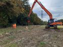 Thumbnail of Photo 112042 vegetation removal starting, west side