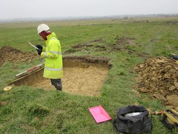 cotswold2-314756: Site Data from a Ridge and Furrow Survey at DIRFT III, Northamptonshire 2016. Copyright:  Cotswold Archaeology