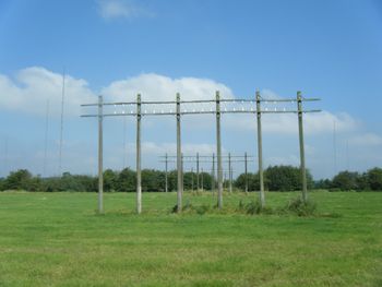 Type F timber poles in field 1b