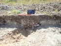 Thumbnail of View to SE, Trench 3, S.300, possible ditch terminus, [302], 1x1m, WB, Plate 4 in report
